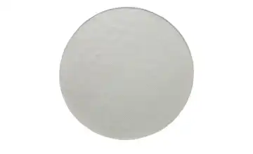 Handweb-Teppich Ø 160 cm Natur rund