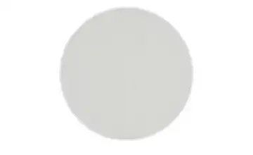 Handweber Ø 160 cm rund Natur, Weiß