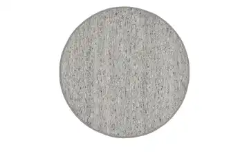 Handweber Ø 160 cm rund Natur, Grau