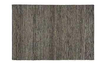 Handweb-Teppich 90x160 cm Anthrazit