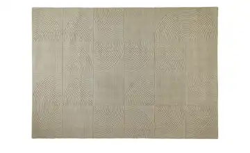 Handweb-Teppich 190x290 cm Beige