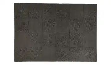 Handweb-Teppich 170x240 cm Dunkelgrau