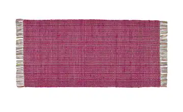 Kelim-Teppich Pink, mehrfarbig 80x150 cm
