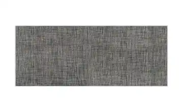 Webteppich 90x200 cm Grau Läufer