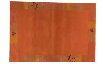 THEKO Wollteppich Terrakotta 160 cm 90 cm 90x160 cm