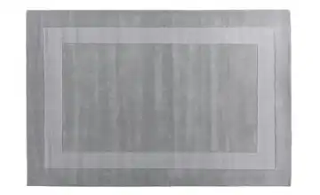 THEKO Wollteppich Grau 150 cm 80 cm 80x150 cm