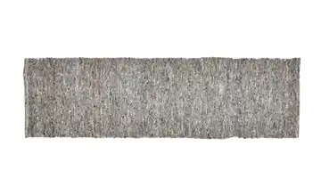 THEKO Webteppich Grau mehrfarbig 70 cm 240 cm 70x240 cm