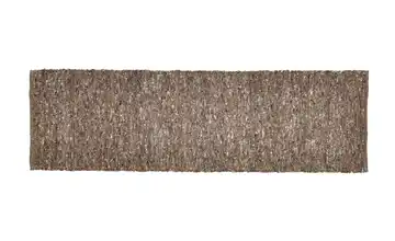 THEKO Webteppich Braun mehrfarbig 70 cm 240 cm 70x240 cm