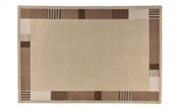 THEKO Wollteppich Beige 200 cm 140 cm 140x200 cm