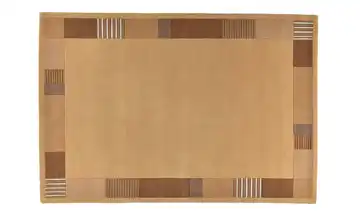 THEKO Wollteppich Terrakotta 90 cm 60 cm 60x90 cm