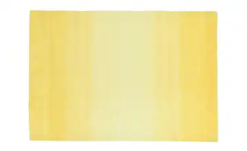 THEKO Wollteppich Gelb 90x160 cm