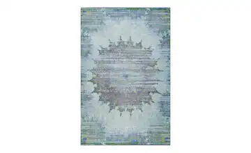 Kurzflorteppich Blau 110x170 cm