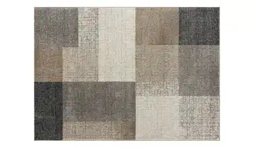 Webteppich Beige, Grau 140x200 cm Rechtecke