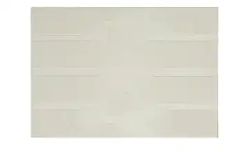 Webteppich Creme 200x290 cm Abstrakt / Geriffelt