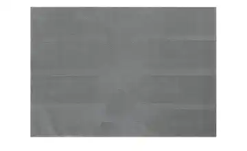 Webteppich Grau 200x290 cm Abstrakt / Geriffelt