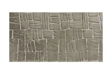 como Hochflorteppich Taupe 80x150 cm rechteckig