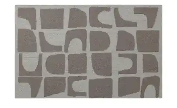 como Webteppich Braun, Weiß geometrisch 140x200 cm
