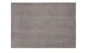 como Hochflorteppich rechteckig Silbergrau 120x160 cm