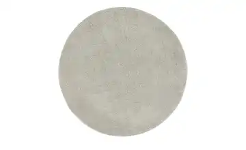 como Hochflorteppich Beige Ø 120 cm rund