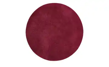 como Hochflorteppich Burgund Ø 120 cm rund