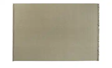 Wollteppich 190x290 cm Dunkelbeige
