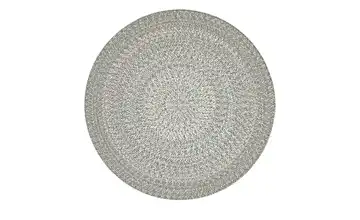 como Webteppich Silbergrau Ø 140 cm