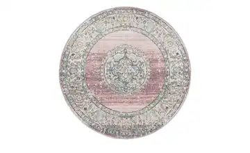 In-und Outdoorteppich Ø 120 cm Pink