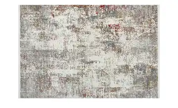 Webteppich 133x190 cm Grau, Rot