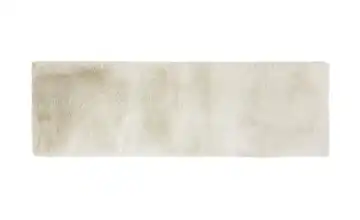 como Hochflorteppich 80x250 cm Elfenbein