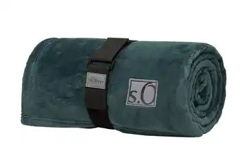 S.Oliver Kuscheldecke Kuschelsoft Petrol 150x200 cm