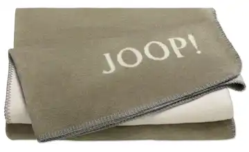 JOOP! Wohndecke Melange Doubleface Olivgrün