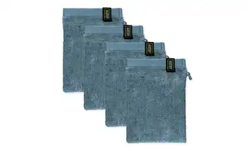 SCHÖNER WOHNEN Kollektion Waschhandschuh 4er-Set Blau