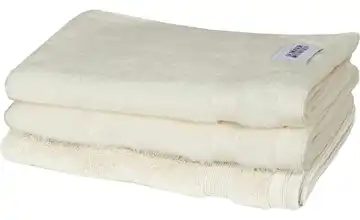SCHÖNER WOHNEN Kollektion Gästehandtuch 3er-Set Offwhite