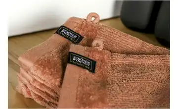 SCHÖNER WOHNEN Kollektion Waschhandschuh 4er-Set Rostrot