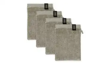 SCHÖNER WOHNEN Kollektion Waschhandschuh 4er-Set Sand