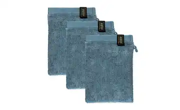 SCHÖNER WOHNEN Kollektion Waschhandschuh 3er-Set Blau