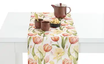 como Tischläufer  Tulpen