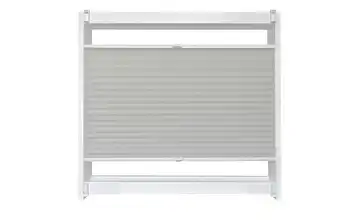 como Plissee Uni 130 cm 100 cm Hellgrau