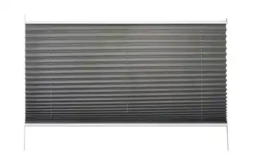 buchheister Klemmfixplissee 130 cm 80 cm Grau