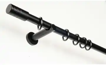 Mydeco Teleskopgarnitur rillcube Schwarz 120 cm