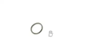 buchheister Flachringe 10er-Set 0,4 cm 4 cm edelstahlfarben