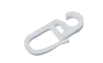 buchheister Faltehaken 10er-Set 3 cm 0,3 cm 1,5 cm Weiß