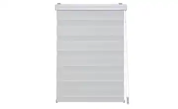 buchheister Doppelrollo mit Blende 160 cm 110 cm Weiß