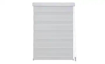 buchheister Doppelrollo mit Blende 160 cm 140 cm Weiß