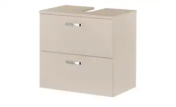 Waschbeckenunterschrank kaschmirfarben, matt 57 cm