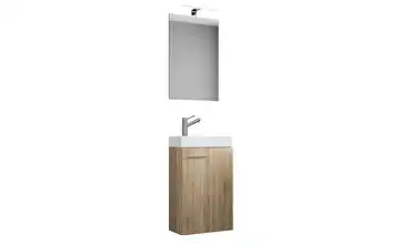 Badkombination 135 cm Eiche Sonoma (Nachbildung)