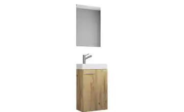 Badkombination 130 cm Eiche (Nachbildung)