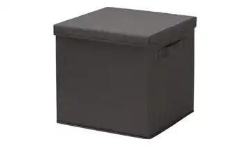 Aufbewahrungsbox mit Deckel Schwarz
