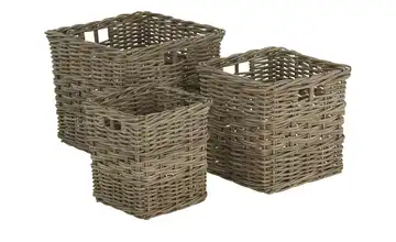 HOME STORY Rattankorb, 3er Set