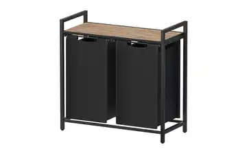 Wäschebox Braun, Schwarz
